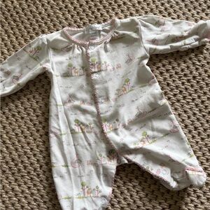 Adorable Preemie Kissy Kissy Pink Animal Print Onesie